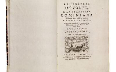 “Avvertenze utili e necessarie agli amatori de’ buoni libri (1756)”